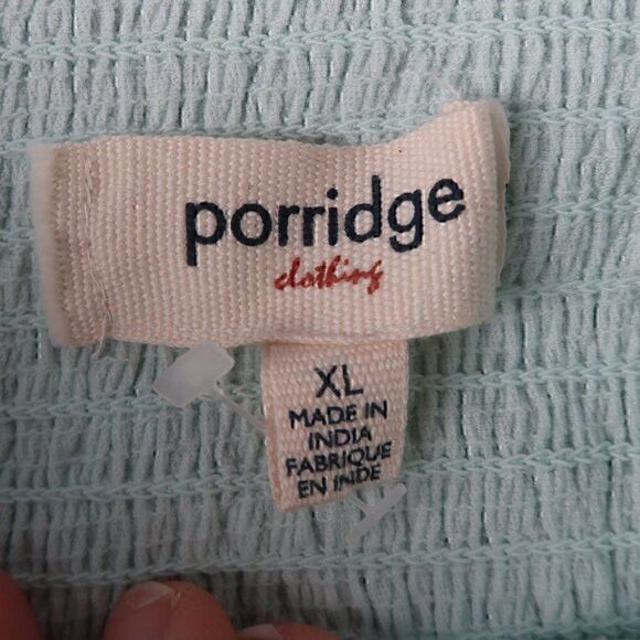 ANTHROPOLOGY PORRIDGE CLOTHING MINT GREEN STRAPLESS CROP TUBE TOP SIZE XL NWT - Picture 2 of 7